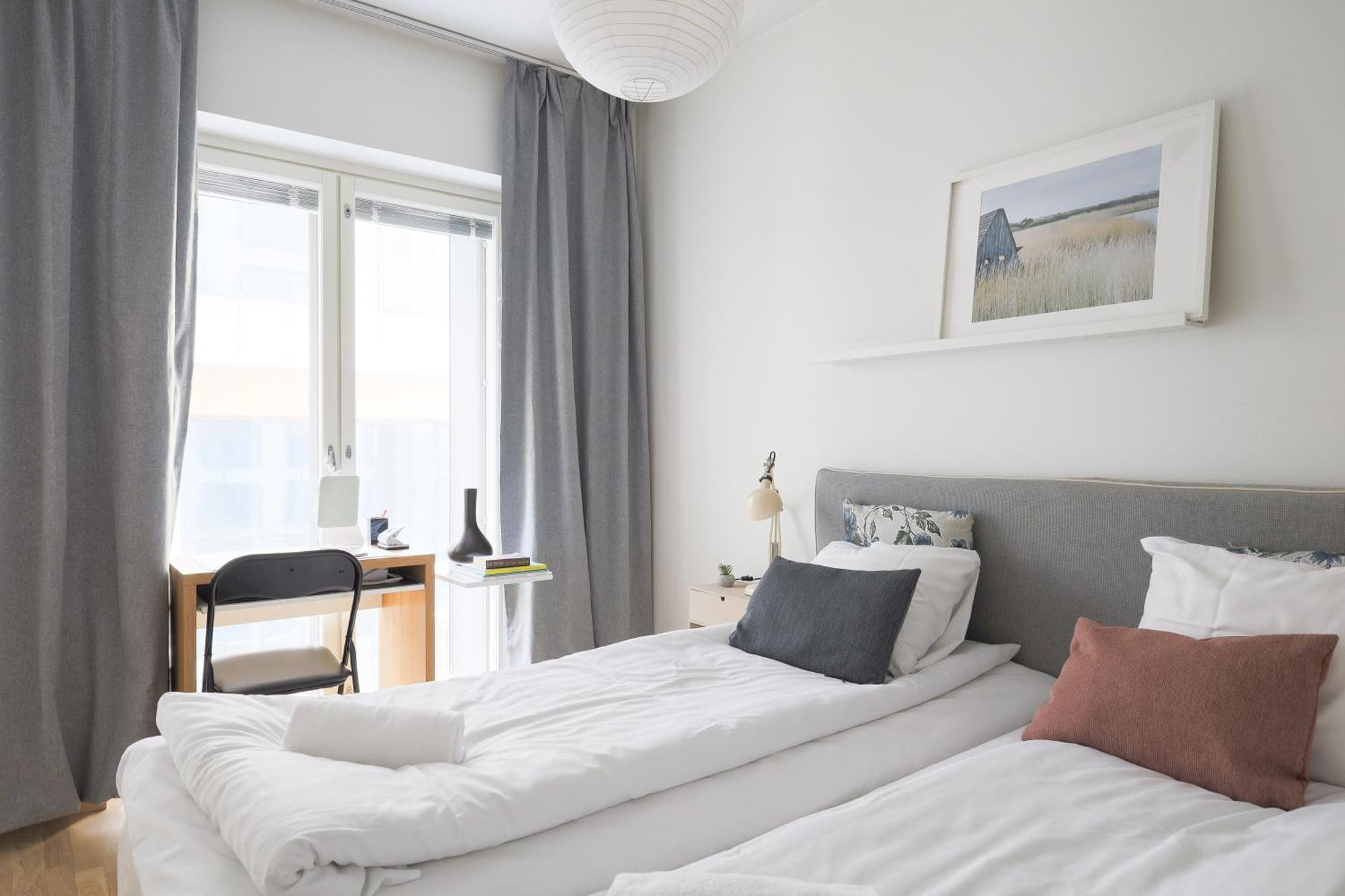 Fredika, Modern 1br,tripla Pasila Prime Location, Parking, Train Station Near Appartement *